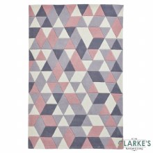 Additional picture of Hong Kong Rug HK3653 Grey / Rose 120 x 170cm
