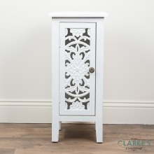 Additional picture of Jessie 1 Door Cabinet White