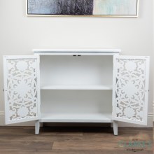 Additional picture of Jessie 2 Door Cabinet White