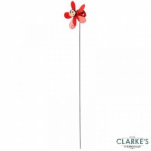 Additional picture of Ladybug Flower Loony Stake Garden Decoration