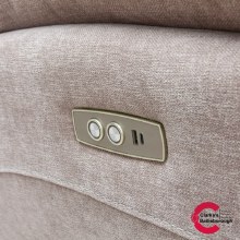 Additional picture of Lorenza Power Recliner Champagne