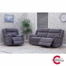 Additional picture of Lorenza Power Recliner Dark Grey