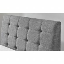 Additional picture of Lyra linen 4ft6 bed frame