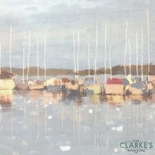 Additional picture of Marina Sunset - wall art by Charlotte Oakley