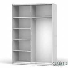 Additional picture of Marlon High Gloss Sliderobe 150 cm