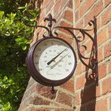 Additional picture of Marylebone Station Wall Clock with Thermometer