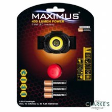 Additional picture of Maximus LED Headlamp 5w + 3w 450 Lumen