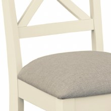 Additional picture of Meghan Oak Padded Dining Chair