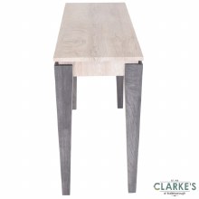 Additional picture of Milan Console Table Light Oak/Grey