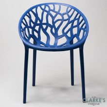 Additional picture of Millie Trellis Garden Chair Blue