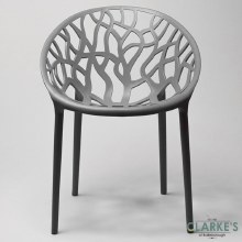 Additional picture of Millie Trellis Garden Chair Grey