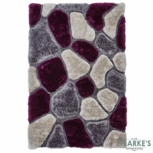 Additional picture of Noble House Rug NH5858 Grey / Purple Rug 120 x 170cm