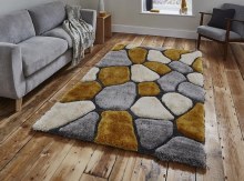 Additional picture of Noble House Rug NH5858 Grey / Yellow Rug 120 x 170cm