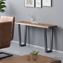 Additional picture of Oak Mill console table