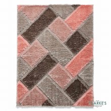 Additional picture of Olympia 2239 Grey/Pink Rug 120 x 170cm
