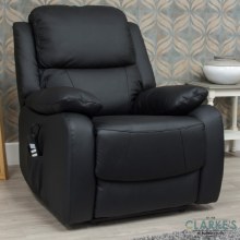 Additional picture of Parker Lift and Tilt Chair Leather Black