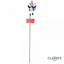 Additional picture of Percy Penguin Stake Christmas Figure