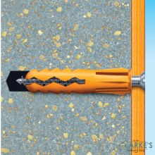 Additional picture of Plasplug Supergrip Concrete & Brick Platic Fixings 5 mm | 100 Pack