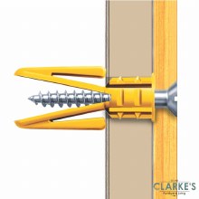 Additional picture of Plasplugs Multi-Size Plasterboard Fixings | 50 Pack
