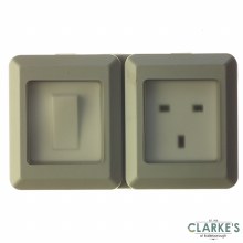 Additional picture of PowerMaster IP55 Outdoor Socket and Switch