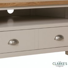 Additional picture of Purdi Painted Corner TV Unit