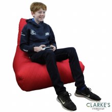Additional picture of Snug Quilted Bean Bag Red