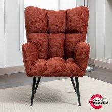 Additional picture of Reese Accent Chair Rust