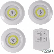 Additional picture of Remote Control Glo-Discs triple Cupboard Light