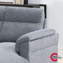 Additional picture of Roxy Right Hand Facing Corner Sofa Grey