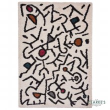 Additional picture of Royal Nomadic A637 Cream/Black Rug 120 x 170cm