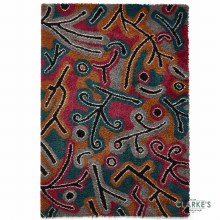 Additional picture of Royal Nomadic A641 Dark Multi-Colour Rug 120 x 170cm