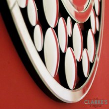 Additional picture of Rugiada luxury round wall mirror 90cm