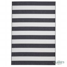 Additional picture of Santa Monica 48644 Outdoor Rug Black/White 120 x 170cm