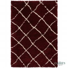 Additional picture of Scandi Berber G257 Red/Cream Rug 120 x 170cm