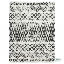 Additional picture of Scandi Berber G271 White/Black Rug 120 x 170cm