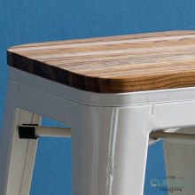 Additional picture of Seattle contemporary bar stool cream