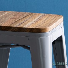 Additional picture of Seattle contemporary bar stool grey