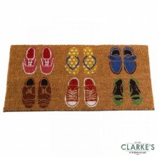 Additional picture of Shoe-Aholic Coir Door Mat