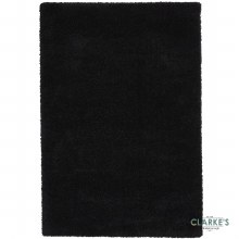 Additional picture of Sierra 9000 Shaggy  Black Rug 120x x 170cm