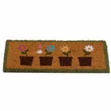 Additional picture of Lots of Pots - Coir Door Mat 23x53cm