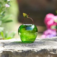 Additional picture of Funky Green Apple - Solar Garden Decor