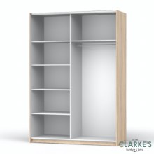 Additional picture of Sonoma Oak Sliderobe 150 cm