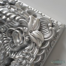 Additional picture of Sophia Antique Silver Wall Mirror 90 x 120 cm