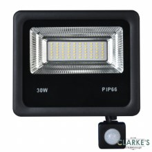 Additional picture of Auriga Ultra PIR 30W LED Flooflight IP66 Black