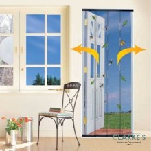 Additional picture of Easy-Fit 4 Piece Door Insect Curtain