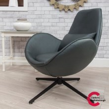 Additional picture of Swirl Swivel Chair Green