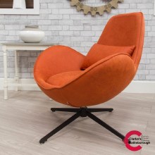Additional picture of Swirl Swivel Chair Pumpkin