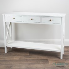 Additional picture of Rivera 3 Drawer Console Table