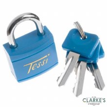 Additional picture of Tessi Colour Body Red, Blue, Green or Black Padlock 30mm