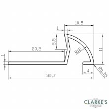 Additional picture of Quadrant Tile Trim 10mm